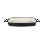 Plat en fonte rectangulaire 2.8 l noir - vogue -  - fonte2.8oui 295x220x50mm