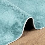 vidaXL Tapis OVIEDO à poils courts vert 200x200 cm