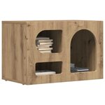vidaXL Meuble TV Chêne artisanal 60 x 35 x 40 cm Bois d'ingénierie