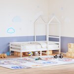 vidaXL Toit de lit pour enfants 118x70x176 5 cm bois de pin massif