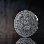 Pièce de monnaie en Argent 2000 Francs g 62.2 (2 oz) Millésime 2024 Way to Valhalla RAGNAR LOTHBROK