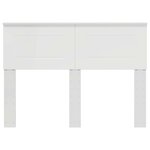 vidaXL Tête de lit Blanc Brillant 135 cm Bois d'ingénierie