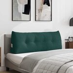 vidaXL Coussin de Dos Vert foncé 120 x 24 x 50 cm tissu