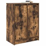 vidaXL Buffet chêne fumé 57x34x76 cm bois d'ingénierie