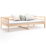 vidaXL Lit de jour 80x200 cm Bois de pin massif