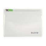 Sachet de 2 pochettes enveloppe à zip Traveller PVC 2/10e  format XS Transparent LEITZ