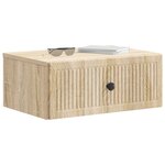vidaXL Cabinet de chevet 2 Pièces Chêne Sonoma 49 x 34 5 x 20 cm