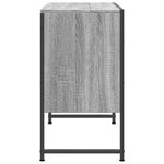 vidaXL Armoire lavabo de salle de bain sonoma gris bois d'ingénierie