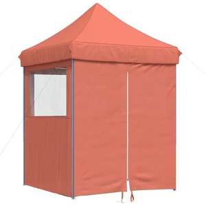 vidaXL Tente de réception pliable escamotable avec 4 parois latérales