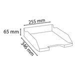 Corbeille À Courrier Combo Midi Bee Blue - Turquoise - X 6 - Exacompta