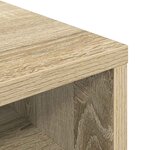 vidaXL Basboard avec tiroir Chêne Sonoma 87 x 27 5 x 43 cm