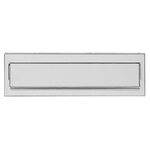Entrée de boîte aux lettres en acier inoxydable pour porte  mur  C-601  23 x 3 cm