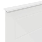 vidaXL Tête de lit Blanc 100 cm Bois d'ingénierie