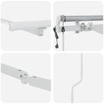 vidaXL Auvent Blanc 6 × 3 5 m Métal