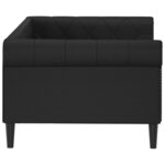 vidaXL Lit de jour sans matelas noir 80x200 cm similicuir