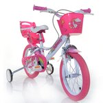 Dino bikes vélo pour enfants unicorn rose 16"