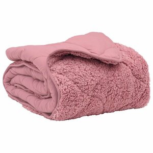 vidaXL Duvet d'hiver 220 x 240 cm Hiver Rose Respirant