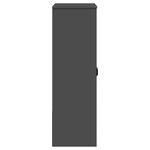 vidaXL Dessus pour buffet VIKEN gris anthracite bois d'ingénierie