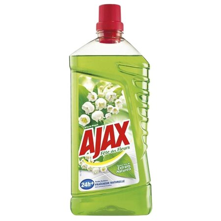 Ajax Nettoyant Multi-Surfaces Fête des Fleurs Brin de Muguet 1,25L (lot de 6)