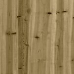 vidaXL Banc de jardin design gabion 92x71x65 5cm bois de pin imprégné