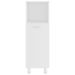 vidaXL Armoire de salle de bain Blanc 30x30x95 cm Bois d'ingénierie