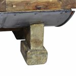 vidaXL Table basse bois de récupération mélangé 90x50x35 cm