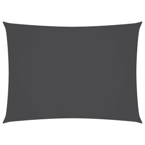 vidaXL Voile de parasol tissu oxford rectangulaire 2 5x4 5m anthracite