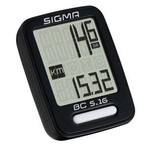 Sigma ordinateur de vélo bc 5.16 noir