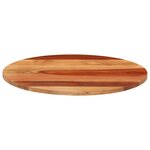 vidaXL Dessus de table bois massif d'acacia rond 15-16 mm 40 cm