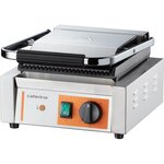 Grill panini simple rainuré 1 8 kw - stalgast -  - 310 x200mm