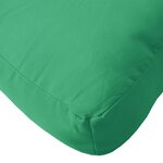 vidaXL Coussins de palette lot de 2 vert tissu oxford