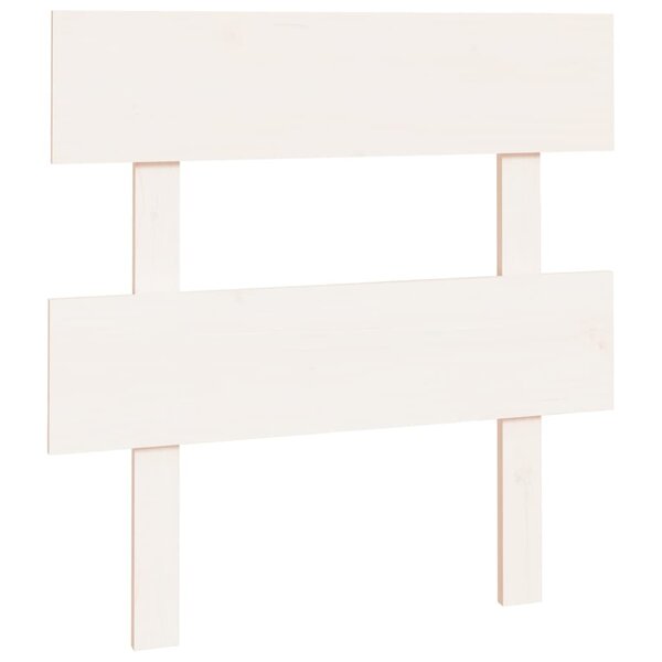 vidaXL Tête de lit Blanc 103 5x3x81 cm Bois massif de pin