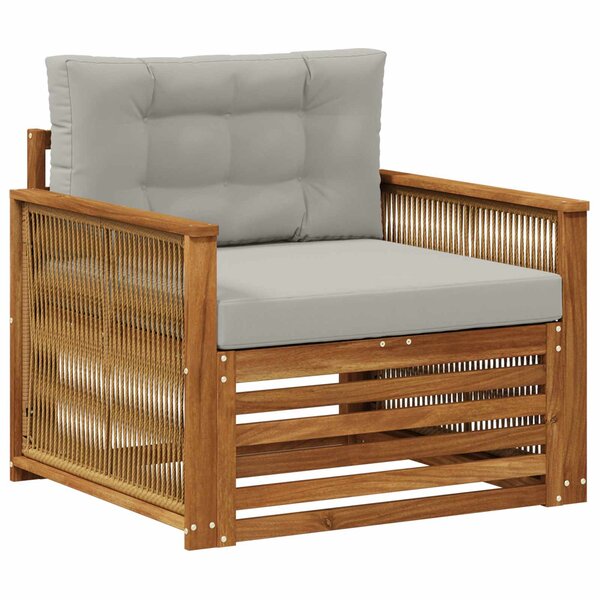 vidaXL Sofa de milieu extérieur Naturel