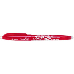Stylo frixion ball pointe fine 0.5mm rouge pilot