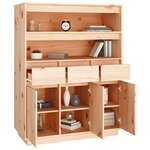 vidaXL Buffet haut 89x40x116 5 cm Bois massif de pin