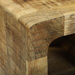 vidaXL Unité TV 36x36x30 cm en bois massif de manguier