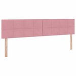 vidaXL Lit de Rangement avec matelas Rose 200 x 200 cm Velours