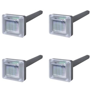 Kit 4 x solaire énergie anti chasse de rongeurs