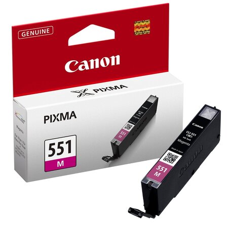 Canon cartouche d'encre cli-551m - magenta - capacité standard - 300 pages