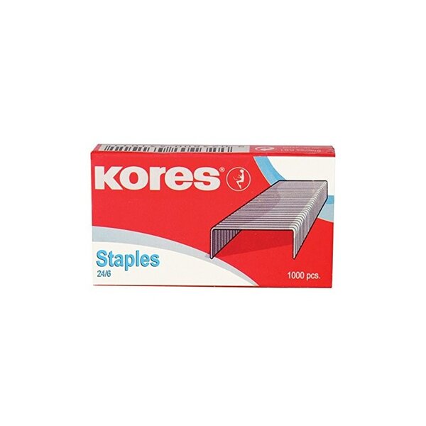 Kores Agrafes 24/6 1000 pièces