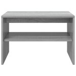 vidaXL Table basse Gris Sonoma 60 x 50 x 40 cm Bois d'ingénierie