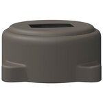 vidaXL Pédale Pivotante à 360 Degrés Argent 21 5 x 14 x 6 cm Acier