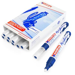 Marqueur acrylique moyen 5100 bleu nuit élégant 2-3 mm x 10 EDDING