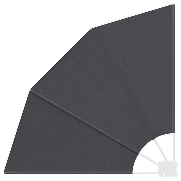 vidaXL Écran de confidentialité pour balcon Noir 115 x 115 cm tissu