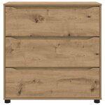 vidaXL Armoire de rangement Chêne artisanal 80 x 31 x 81 cm