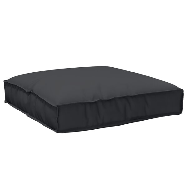 vidaXL Coussin Pallet pour siège noir 80x80x12 cm tissu Oxford
