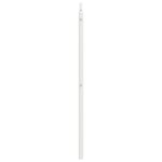 vidaXL Tête de lit métal blanc 180 cm