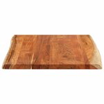 vidaXL Dessus de table 100x80x2 5 cm rectangulaire bois massif acacia