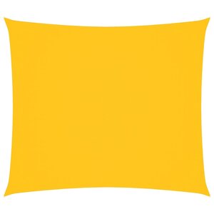 vidaXL Voile de parasol tissu oxford rectangulaire 2x2 5 m jaune