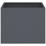 vidaXL Cache-pot de jardin Anthracite 50 x 32 x 40 cm